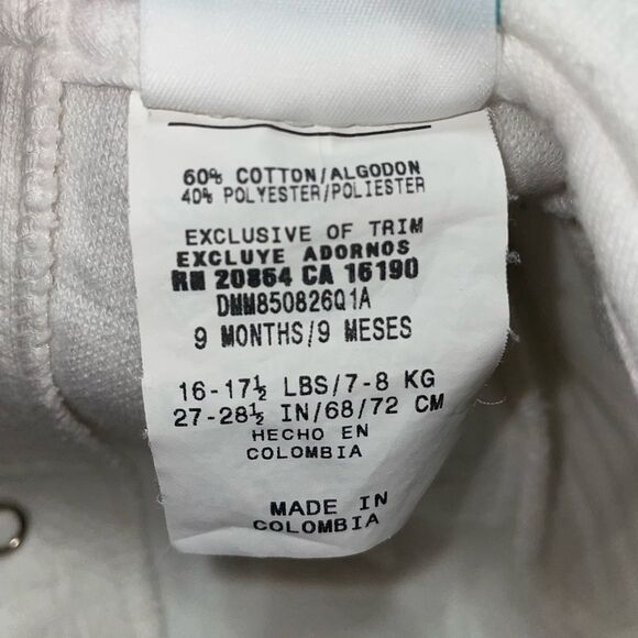 Little Me Winter Bear Footie Onesie 9M - Picture 12 of 12